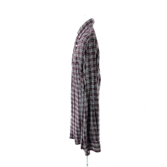 Daniel Cremieux Signature Non Iron Purple White Glen Plaid Medium Button Down - Picture 5 of 10